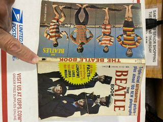 2 Vintage Beatles Boks Dell A Hard Days Night & Lancer The Beatle Book 1964