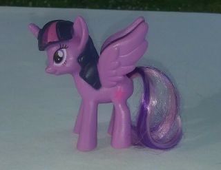 My Little Pony Purple Pegasus Unicorn With Wings 2016 Pre - Owned 3 " Hasbro Cute