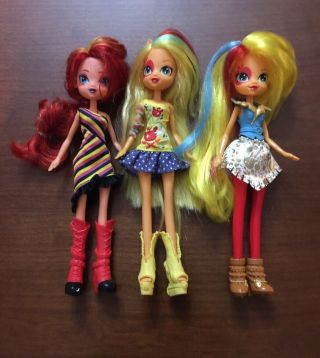Lot3 2013 My Little Pony Equestria Girls Doll Hasbro