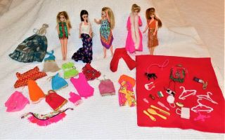 Vintage Dawn Dolls - Case Clothes Accessories – Pre - Owned