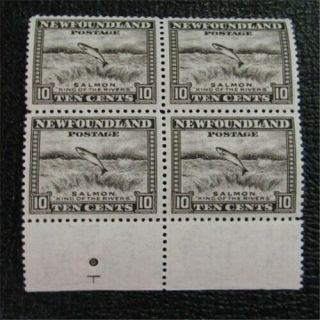 Nystamps Canada Newfoundland Stamp Og Nh Rare In Block