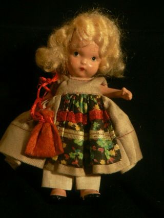 Nasb Nancy Ann Storybook Doll Bisque? Starfish Hands Jointed Arms Legs Frozen