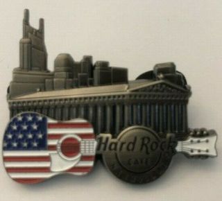 Hard Rock Cafe Nashville Usa Core 3d Museum On Guitar Pin