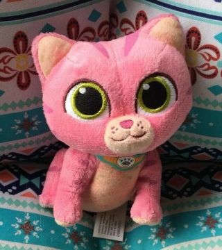 6” Disney Doc Mcstuffins Pet Vet Whispers Pink Kitty Cat Plush Stuffed Animal
