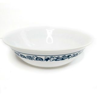 CORELLE Corning Old Town Blue 8 1/2 in Round Vegetable Bowl Crafted in USA 2