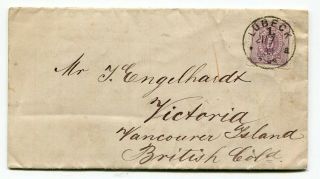 Canada / Germany - 1883 Incoming Printed Rate Cover To Bc British Columbia -