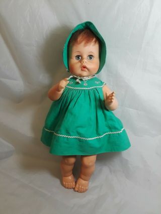 Vintage American Character Tiny Tears Doll 18 " Tall Circa 1960 