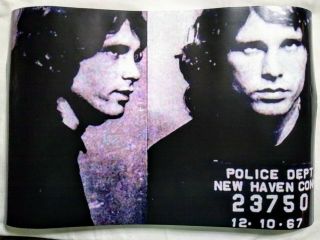 Jim Morrison Mug Shot Poster Photo Glossy W/ Bonus When You 