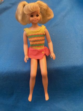 Vtg 1967 Mattel Living Fluff Doll Skipper 