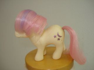 Vintage 1984 My Little Pony G1 Unicorn Baby Moondancer Hasbro - -