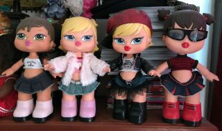 4 Bratz Big Babies Dolls With Clothing And Shoes 31cm Tall