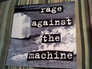 1992 Rage Against The Machine Album Flat Double Sided Promo Display Poster