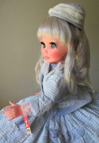 Vintage Furga Alta Mode Style Doll 22 " 1960 