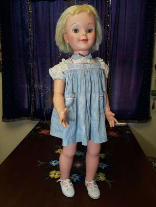 Vintage Uneeda Doll Pollyanna Type 31 " Tall
