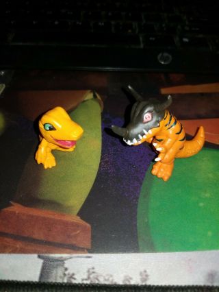Digimon Bandai Mini Figures Agumon And Greymon B Japan 97