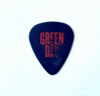Green Day Guitar Pick Hwy 1 Logo Pick.  Billy Joe Armstrong Pick.  Red Print.