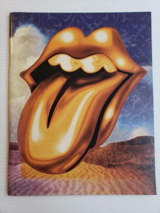 Rolling Stones 1997 Bridges To Babylon Tour Concert Program Book / Booklet
