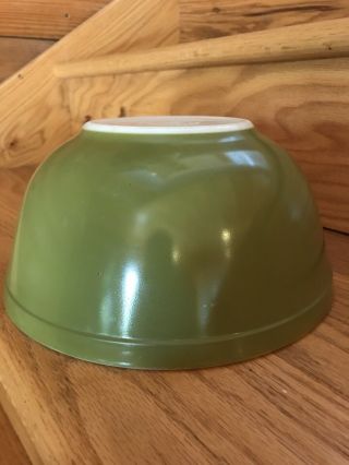 Vintage Pyrex Olive Green Mixing Bowl 2 1/2 Qt 403