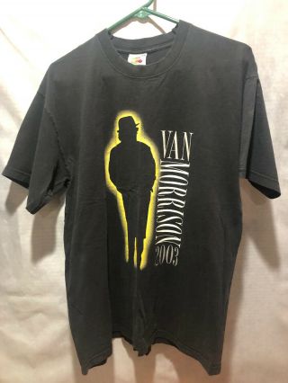 Van Morrison / Tour T - Shirt / 2003 Europe Tour Large Black (68)