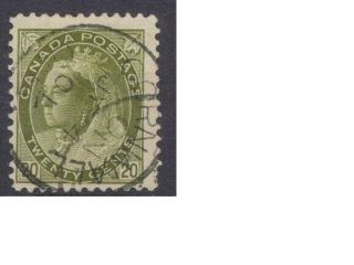 Canada 84 (queen Victoria Numeral Issue) Cv 80.  00 Fine Sotn