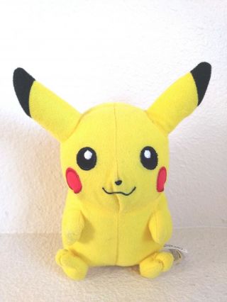 Toy Factory 7 " Yellow Pikachu Plush Stuffed Animal Pokemon Toy With Official Tag