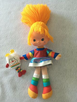 Rainbow Brite 10 " Doll & Twink The Sprite Plush 1980 