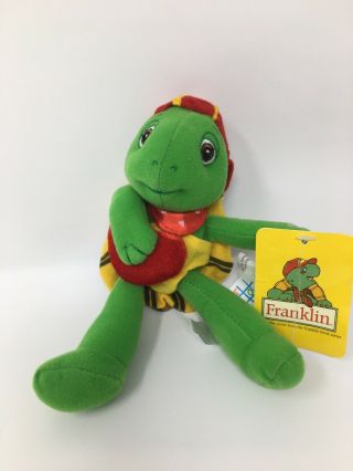 Franklin The Lovable Turtle From Book Series 8” Plush Doll W/tag Toy Connection