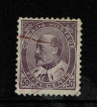 Canada Sc 95,  Hinge Remnant,  Minor Creasing,  See Notes - S6786