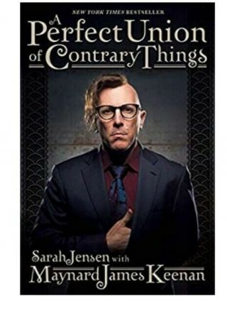 Maynard James Keenan Book A Perfect Union Of Contrary Things Hardcover