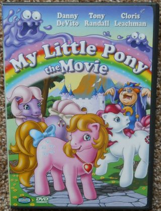 Classic My Little Pony The Movie Dvd Release Of The 1986 Vhs