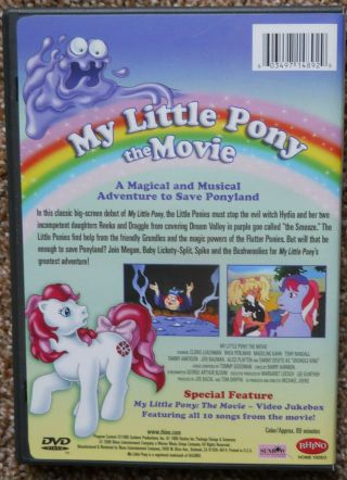 CLASSIC My Little Pony The Movie DVD release of the 1986 VHS 3