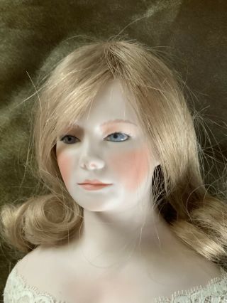 15 1/2” Gorgeous Vintage Porcelain Doll