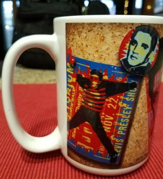 Elvis The King Large Coffee Mug Tea Cup - Official Elvis Signature Product 3