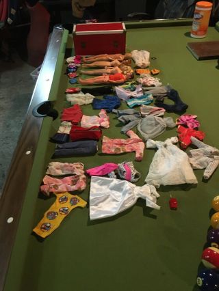 1960’s Barbie’s,  Case And Vintage Barbie Clothing