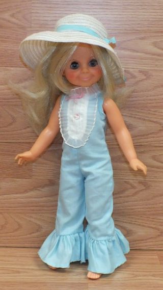 Vintage 1970 Ideal Toy Corp.  Blonde Hair Growing Hair Doll Read