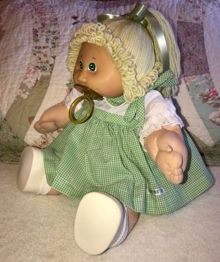 Vintage 1986 OK Factory Cabbage Patch Doll w/paci In 2