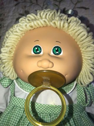 Vintage 1986 OK Factory Cabbage Patch Doll w/paci In 3