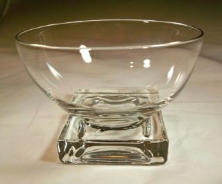 Cambridge Glass Co.  Square Crystal 3797 6 - Ounce 2 - 3/4 " Tall Low Footed Sherbet