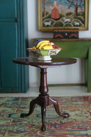 Vintage Artisan Jean Yingling Miniature Meissen Porcelain Style Fruit Bowl 1980s