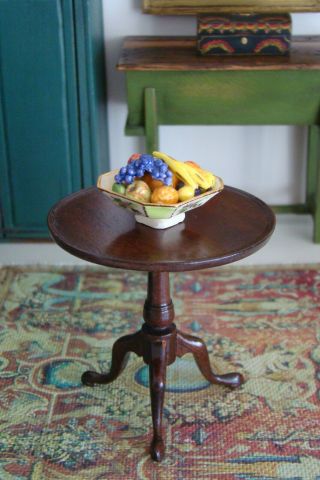 Vintage Artisan Jean Yingling Miniature Meissen Porcelain Style Fruit Bowl 1980s 3