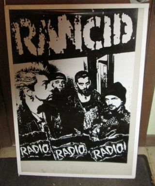 Rancid Rare Poster Radio Mid 2000 