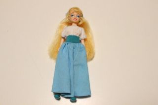 Vintage Blue Box 1993 Don Bluth Limited Thumbelina Doll In White & Blue Dress