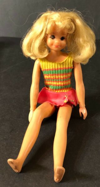 1967 Mattel " Living Fluff " Doll - Skippers Friend - Barbie Family Of Dolls