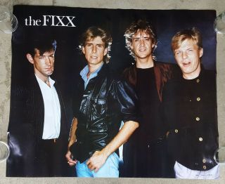 Vintage 1984 The Fixx Poster - Old Store Stock