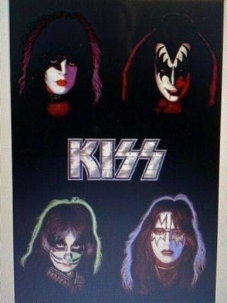 Kiss Solo Album Covers Poster Gene Simmons Paul Stanley Ace Frehley
