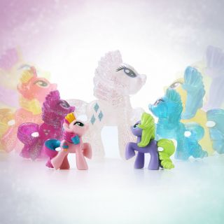 My Little Pony Rarity Style Unicorn Mini Loose Figures Cake Toppers Blind Bag