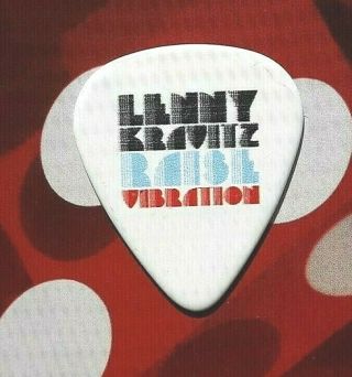 Lenny Kravitz Raise Vibration White Guitar Pick