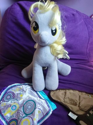 Build A Bear My Little Pony Derpy Muffins With 2 Bab Outfits.