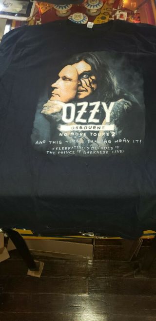 Ozzy Osbourne No More Tours 2 Shirt 2xl