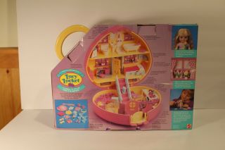 1990 ' s Lucy Locket Polly Pocket Large Carry & Play Dream Home with Box 3